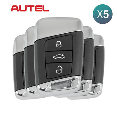 Autel Универсальный Смарт-Ключ Стиль Volkswagen 3Кнопки IKEYVW003AL 5 шт Комплект
