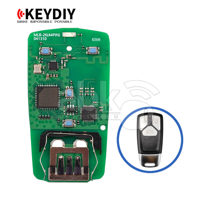 KeyDiy KD Audi MLB Smart Key Board 4Buttons MLB26-4 433MHz (OEM Solution) - ABK-4499-MLB26-4