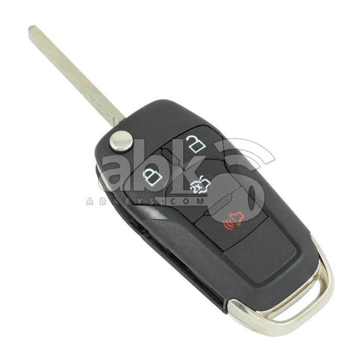 Ford Fusion 2013+ Flip Remote 4Buttons 5924003 164-R7986 315MHz N5F-A08TAA HU101 - ABK-4573 -