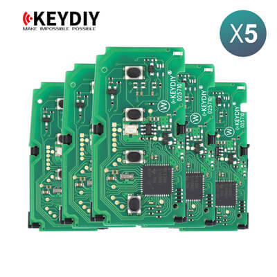 KeyDiy TB01 Toyota Lexus Clé Intelligente Universelle Avec Puce Transpondeur 8A 5 pièces Lot