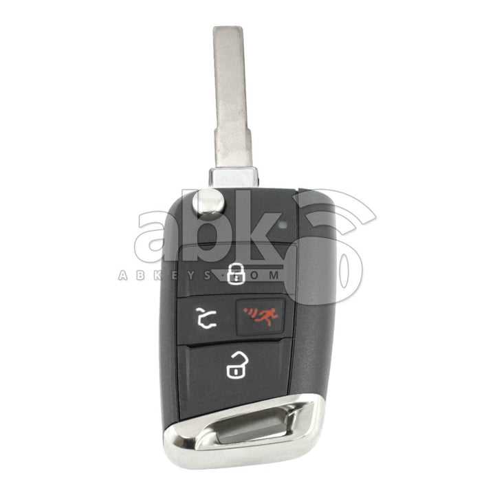 Volkswagen MQB 2014+ Flip Remote Cover 4Buttons HU66 - ABK-5248 - ABKEYS.COM