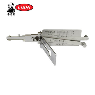 Оригинал Lishi TOY43 TR47 10Cut 2-в-1 Отмычка и Декодер для Инструмента Lishi Toyota