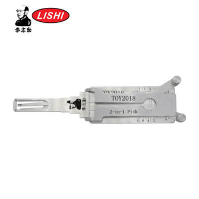 Lishi Оригинал Toyota 2018 Отмычка и Декодер 2-в-1 для Toyota 2018+ Инструмент Lishi