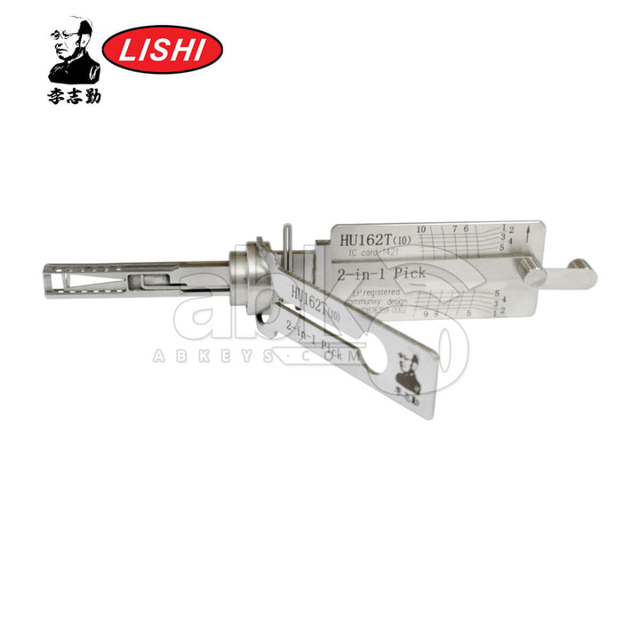 Original Lishi HU162-SC10 10Cut V3 2-in-1 Pick & Decoder for VW 2015+ Lishi Tool - ABK-5302
