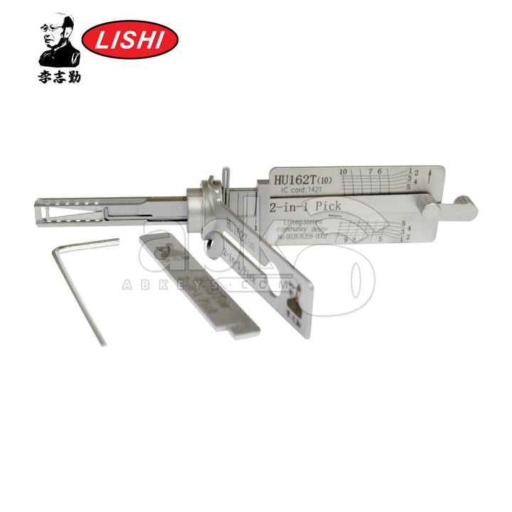 Original Lishi HU162-SC10-AG 10Cut V3 2-in-1 Pick & Decoder for VW 2015+ Lishi Tool Anti Glare