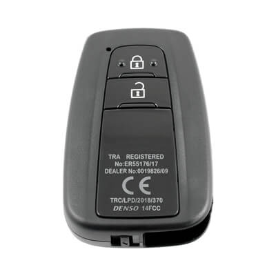 Оригинальный Смарт-Ключ Toyota Land Cruiser Prado 2018-2023, 2Кнопки 89904-60V50 433MHz, 14FCC P1 A9