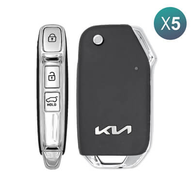 Оригинальный Kia Carnival 2021-2023 Выкидной Пульт, 3Кнопки 95430-P1300 433MHz, SVI-SKRGE03 5 шт Комплект
