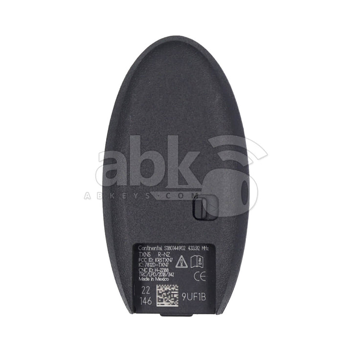 Genuine Nissan Frontier 2021 - 2024 Smart Key 3Buttons 285E3 - 9BU1A 433MHz KR5TXN7 - ABK - 5392