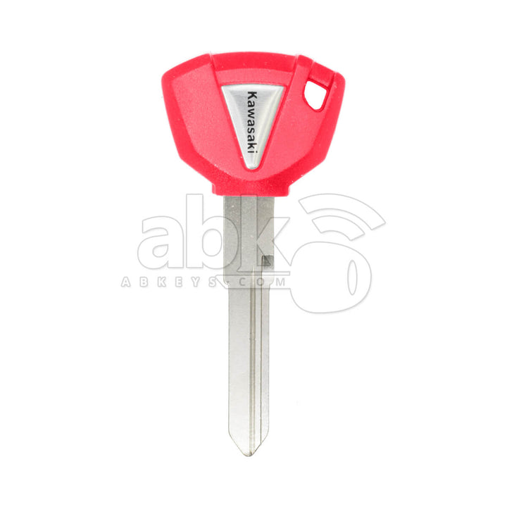 Kawasaki Motorcycle Chip Less Key KW18 Red - ABK-5607 - ABKEYS.COM