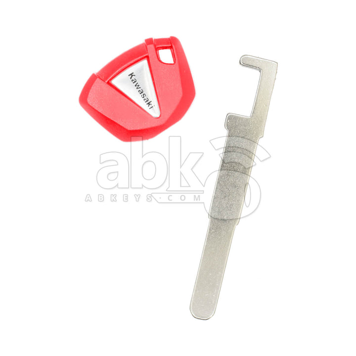 Kawasaki Motorcycle Chip Less Key KTM1P Red - ABK-5613 - ABKEYS.COM