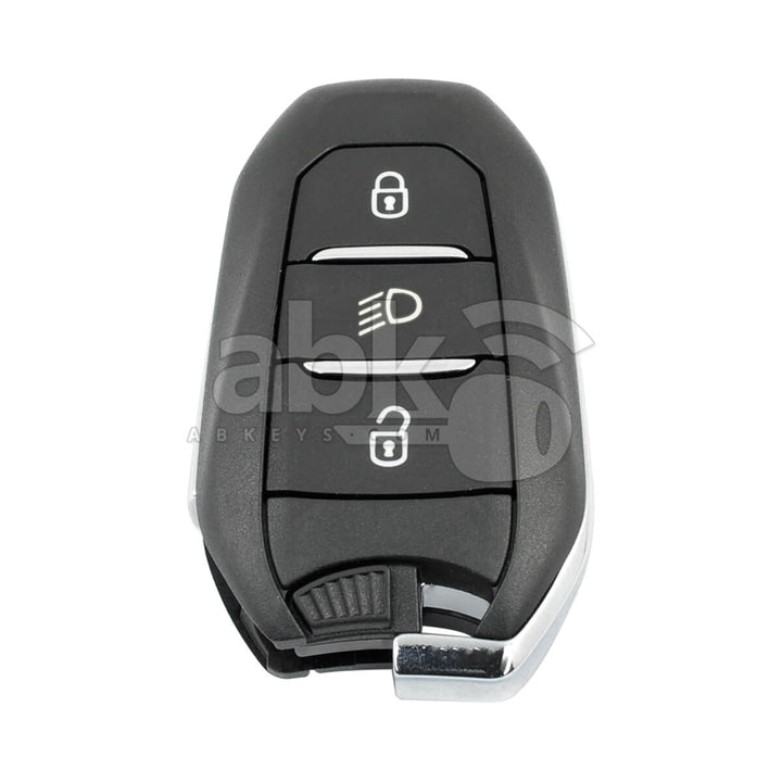 Peugeot 3008 5008 2016-2020 Smart Key 3Buttons 9830474780 433MHz - ABK-5682 - ABKEYS.COM