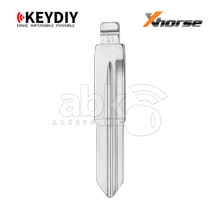 KeyDiy Xhorse Remote Key Blade For Chery A3 A5 - ABK-56 - ABKEYS.COM