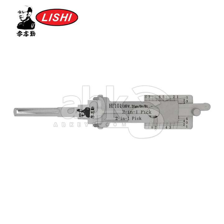 Original Lishi HU101 V3 with CutOut 3-in-1 Pick & Decoder for Land Rover 2024 + Lishi Tool
