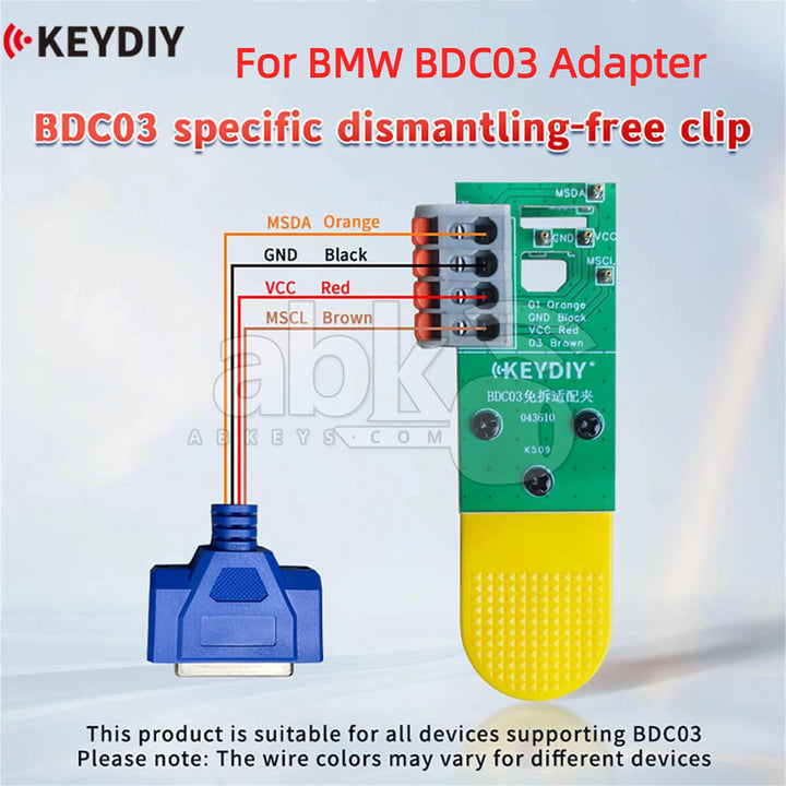 KeyDiy BMW BDC3 Specific Dismantling-free Clip Adapter for KD-X4, KD-MAX and Other BDC3 Devices HKSK478