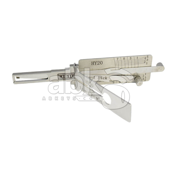 Genuine Lishi Hyundai & Kia Kit of 6 Pick / Decoder Tools - ABK - 666 - GLISHI - HYN - PK ABKEYS.COM