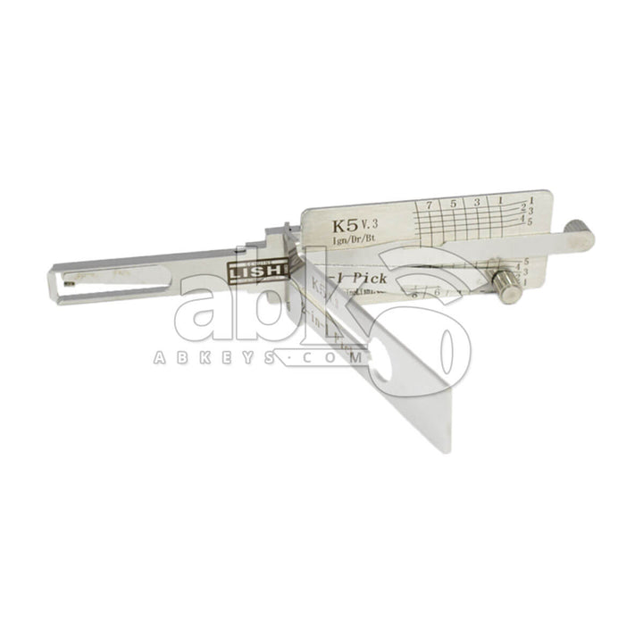 Genuine Lishi Hyundai & Kia Kit of 6 Pick / Decoder Tools - ABK - 666 - GLISHI - HYN - PK ABKEYS.COM