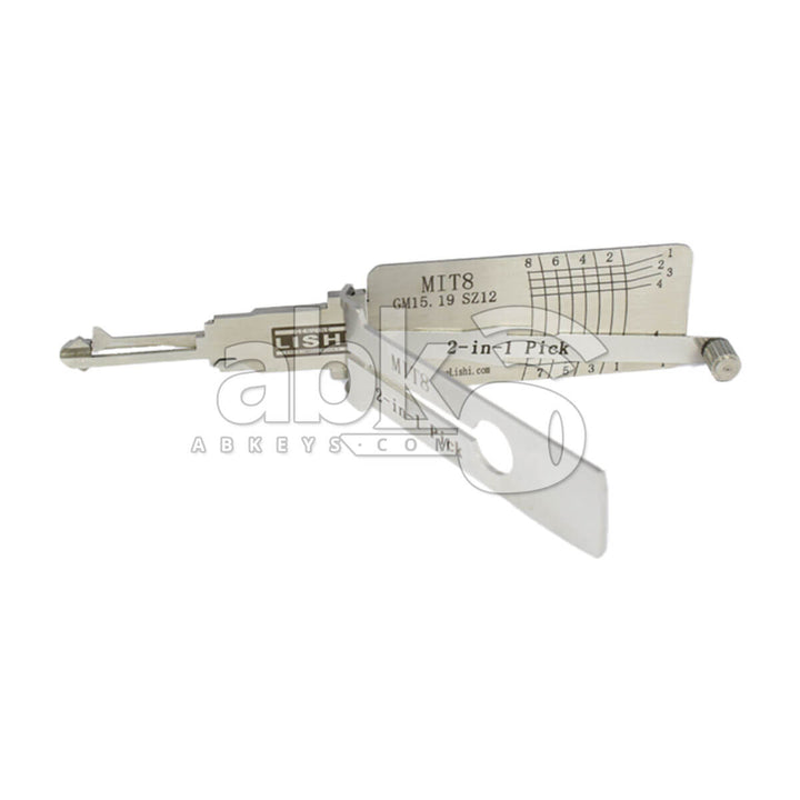 Genuine Lishi Japanies Cars Kit of 5 Pick / Decoder Tools - ABK - 666 - GLISHI - JAPAN - PK