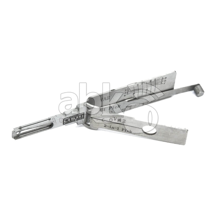 Genuine Lishi Peugeot & Renault Kit of 6 Pick / Decoder Tools - ABK - 666 - GLISHI - PSA - PK