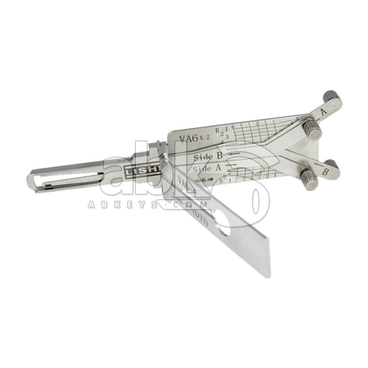 Genuine Lishi Peugeot & Renault Kit of 6 Pick / Decoder Tools - ABK - 666 - GLISHI - PSA - PK