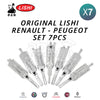 Original Lishi Renault & Peugeot Kit of 7 Pick / Decoder Tools With Free Shipping