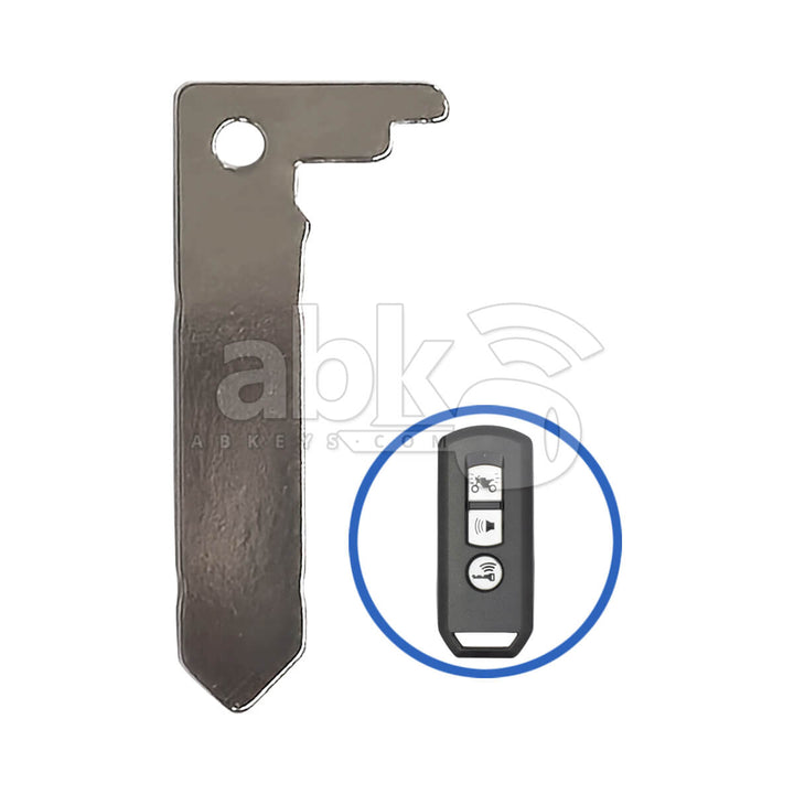 Honda Motorcycle 2017-2025 Smart Key Blade - ABK-740 - ABKEYS.COM
