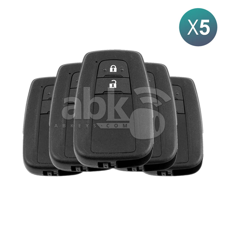 Toyota C-Hr 2017-2020 Smart Key 2Buttons 89904-F4010 434MHz BR2EX P1 A9 5Pcs Bundle - ABK-914-OFF5