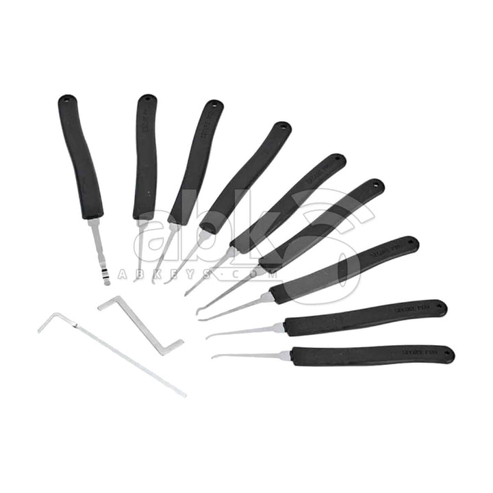 Klom Lock Picking Tools Set - Locksmith Pick Kit 9Pcs - ABK-938 - ABKEYS.COM