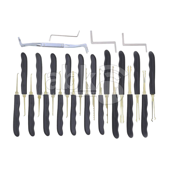 Goso Lock Picking Tools Set - Locksmith Pick Kit 21Pcs With Case - ABK-940 - ABKEYS.COM