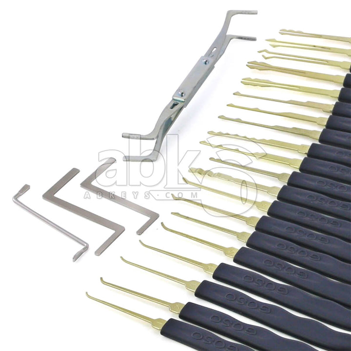 Goso Lock Picking Tools Set - Locksmith Pick Kit 21Pcs With Case - ABK-940 - ABKEYS.COM