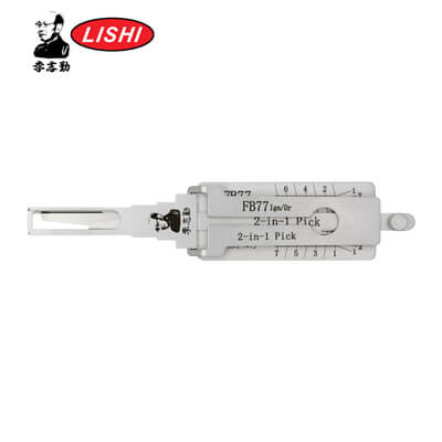 Lishi FB77-AG Оригинальный 3-в-1 Отмычка и Декодер для Грузовика DAF Инструмент Lishi Без Бликов