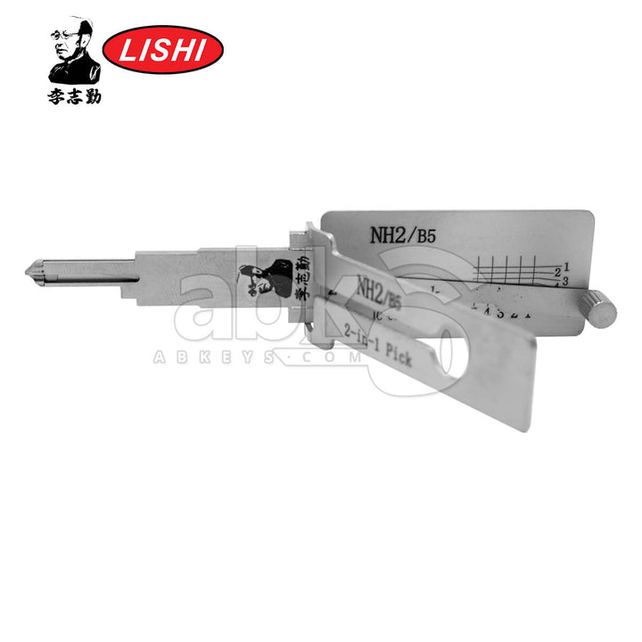 Original Lishi NH2 / B5 AG 2-in-1 Pick & Decoder for Mack / Kenworth Trucks Lishi Tool Anti Glare