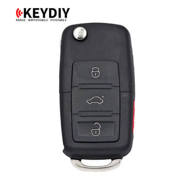 KeyDiy KD Mando Universal Serie B Tipo Volkswagen Con 4Botones B01-3+1