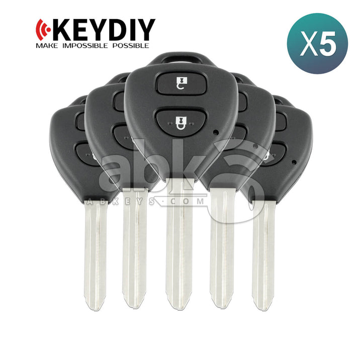 KeyDiy KD Universal Remote B Series Toyota Type With 2Buttons B05-2 5Pcs Bundle -