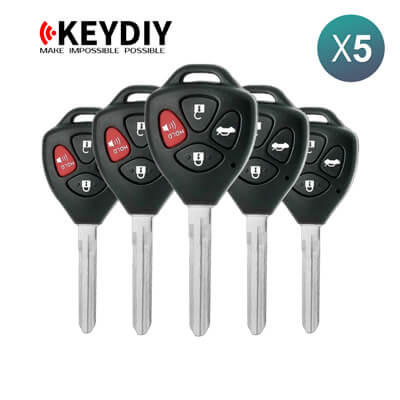 KeyDiy KD Télécommande Universelle Série B Type Toyota Avec 4Boutons B05-4 5 pièces Lot