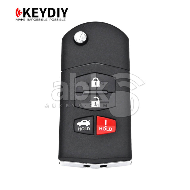 KeyDiy KD Universal Remote B Series Mazda Type With 4Buttons B14-3+1 - ABK-1010-B14-3-1 - ABKEYS.COM