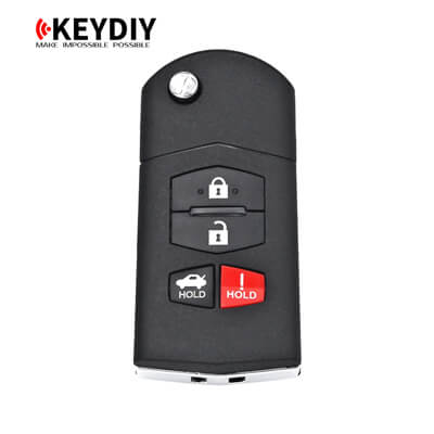 KeyDiy KD Mando Universal Serie B Tipo Mazda Con 4Botones B14-3+1