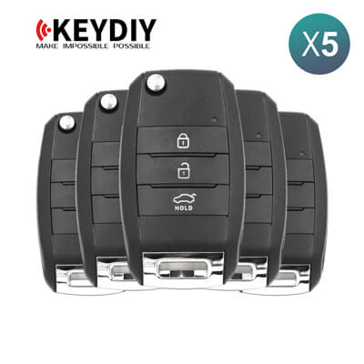 Télécommande Universelle KeyDiy KD Série B Type Kia Avec 3Boutons B19-3 5 pièces Lot