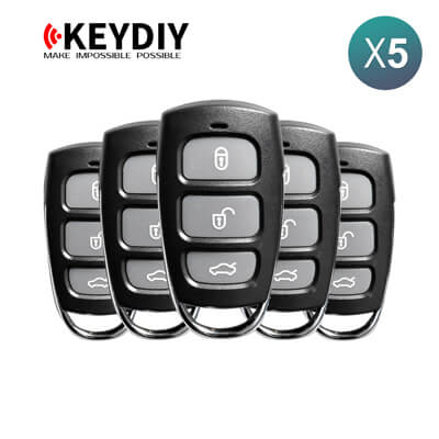 KeyDiy KD Télécommande Universelle Série B Type Hyundai Avec 4Boutons B20-4 5 pièces Lot