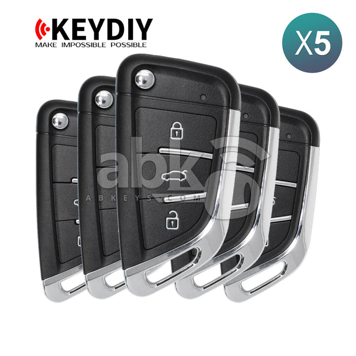 KeyDiy KD Universal Remote B Series Bmw Type With 3Buttons B29 5Pcs Bundle - ABK-1010-B29-OFF5 -