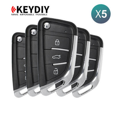 KeyDiy KD Télécommande Universelle Série NB Type BMW Avec 3Boutons NB29 5 pièces Lot