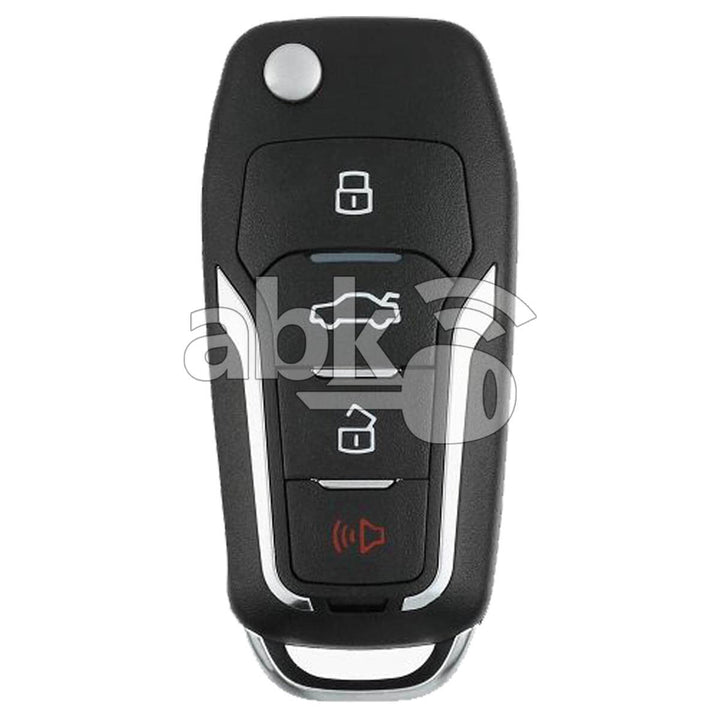 Xhorse VVDI Key Tool Ford Style Wired Flip Remote 4Buttons XKFO01EN - ABK-1015-XKFO01EN - ABKEYS.COM