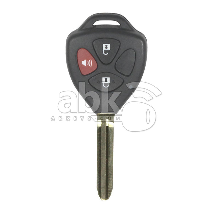 Xhorse VVDI Key Tool Toyota Style Wired Key Head Remote 3Buttons TOY43 XKTO04EN - ABK-1015-XKTO04EN