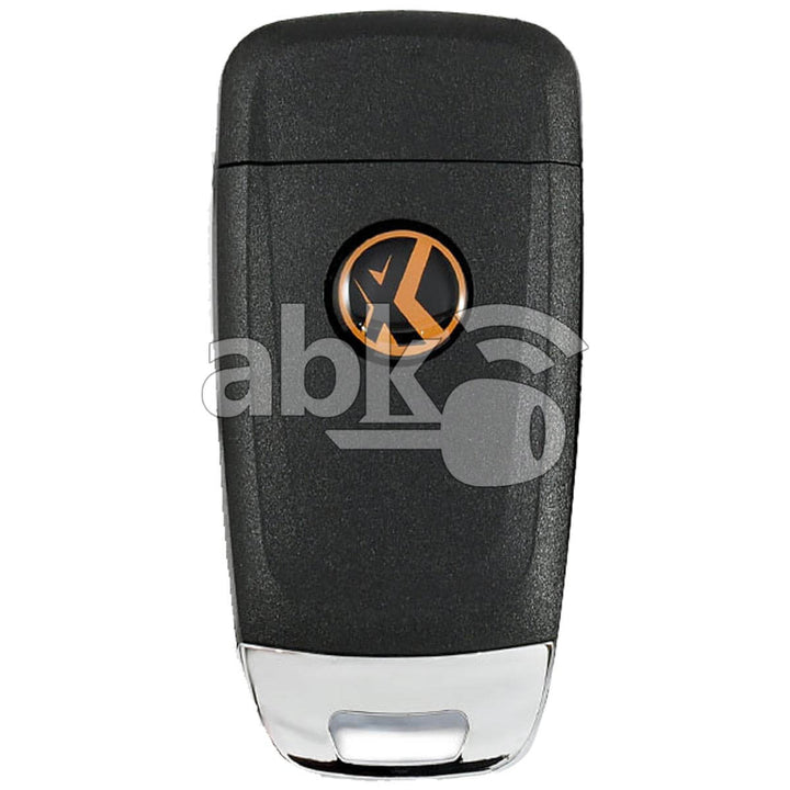 Xhorse VVDI Key Tool Audi Style Wireless Flip Remote 4Buttons XNAU02EN - ABK-1016-XNAU02EN -