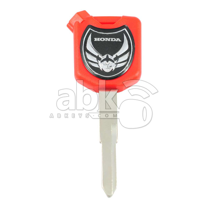 Honda Motorcycle Chip Less Key HON42 Red - ABK-1058 - ABKEYS.COM