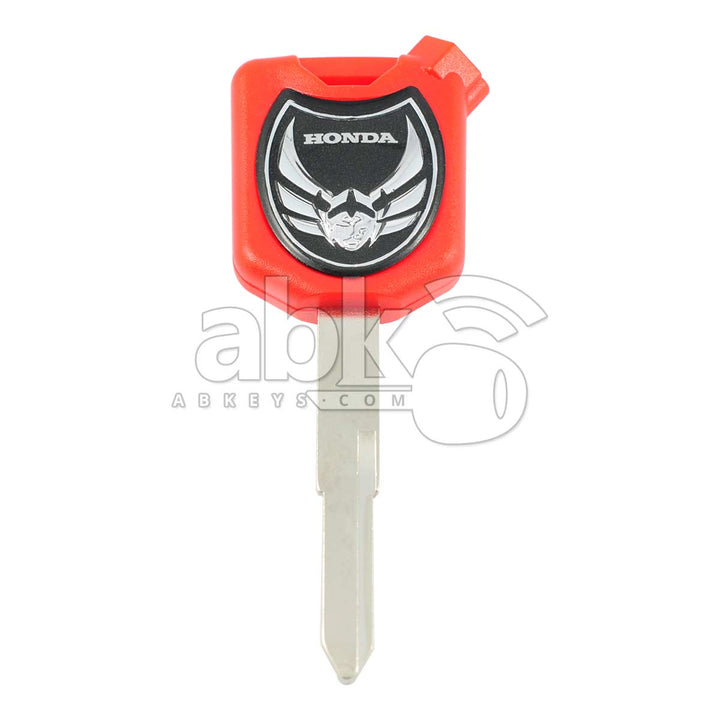Honda Motorcycle Chip Less Key HON42 Red - ABK-1058 - ABKEYS.COM