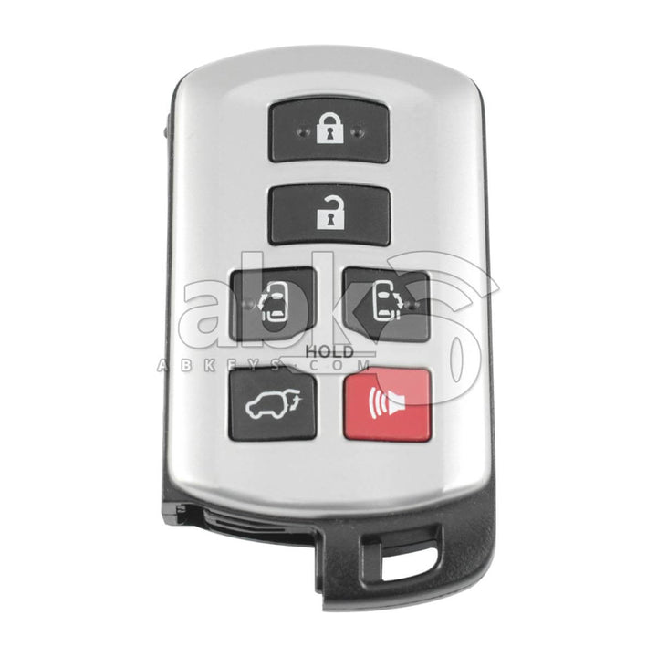 Toyota Sienna 2011+ Smart Key Cover 6Buttons Light Gray - ABK-1096 - ABKEYS.COM
