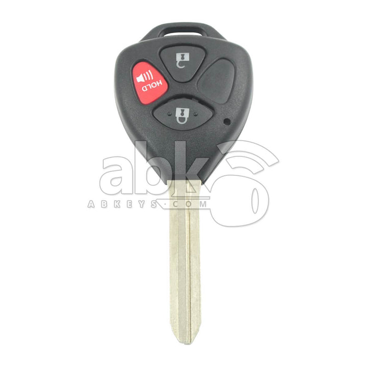 Toyota 2006+ Key Head Remote Cover 3Buttons TOY43 - ABK-1141 - ABKEYS.COM
