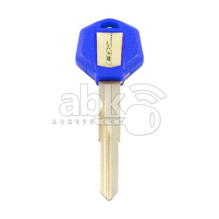Suzuki Motorcycle Chip Less Key SZ17R Blue - ABK-1208 - ABKEYS.COM