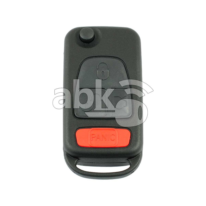 Genuine Mercedes Benz ML 1998+ Flip Remote 4Buttons 315MHz NCZMB1K HU64 - ABK-121 - ABKEYS.COM