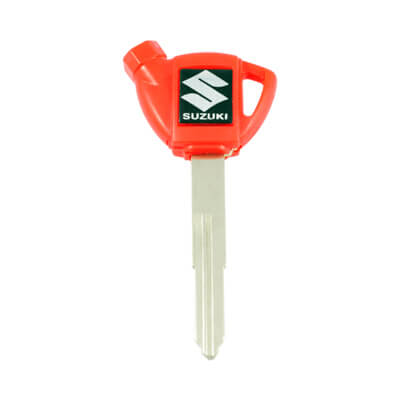 Clé Sans Puce pour Motocyclette Suzuki, YH35 Rouge